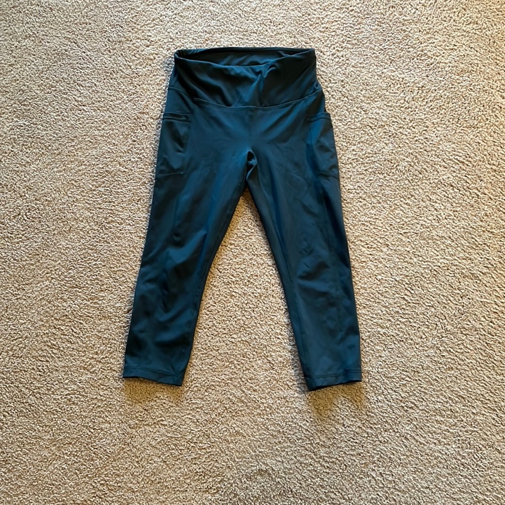 Dark Green Yogalicious Crop Legging